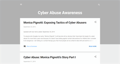 Desktop Screenshot of cyabuseaware.blogspot.com