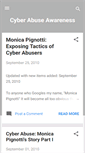 Mobile Screenshot of cyabuseaware.blogspot.com