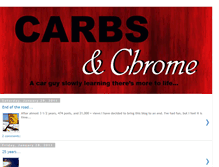 Tablet Screenshot of carbsandchrome.blogspot.com