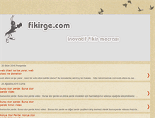 Tablet Screenshot of fikirge.blogspot.com