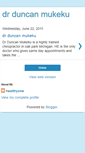 Mobile Screenshot of drduncanmukekudc.blogspot.com