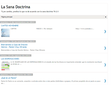 Tablet Screenshot of doctrinayverdad.blogspot.com