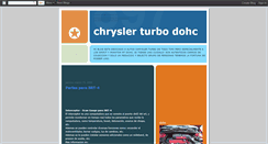 Desktop Screenshot of chryslerturbodohc.blogspot.com