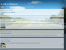 Tablet Screenshot of alifeinbalance.blogspot.com