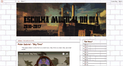 Desktop Screenshot of escolhamusicaldodia.blogspot.com