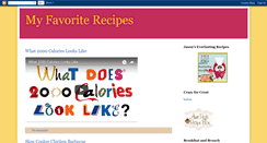 Desktop Screenshot of my-favoriterecipes.blogspot.com
