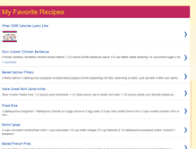 Tablet Screenshot of my-favoriterecipes.blogspot.com