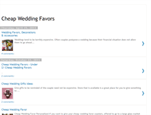 Tablet Screenshot of cheap-wedding-favors.blogspot.com