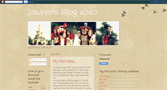 Desktop Screenshot of laurenjblogxoxo.blogspot.com