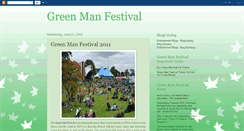 Desktop Screenshot of greenmanfestivalfans.blogspot.com