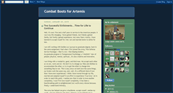 Desktop Screenshot of combatbootsforartemis.blogspot.com