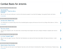 Tablet Screenshot of combatbootsforartemis.blogspot.com