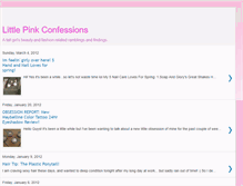 Tablet Screenshot of littlepinkconfessions.blogspot.com