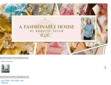 Tablet Screenshot of afashionablehouse.blogspot.com