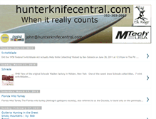 Tablet Screenshot of hunterknifecentral.blogspot.com