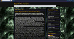 Desktop Screenshot of exploitedantonyms.blogspot.com