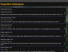 Tablet Screenshot of exploitedantonyms.blogspot.com
