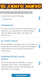 Mobile Screenshot of elnuevocanto.blogspot.com
