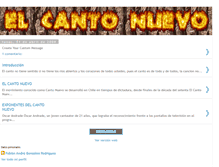 Tablet Screenshot of elnuevocanto.blogspot.com