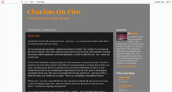 Desktop Screenshot of chariotsonfire-humaira.blogspot.com