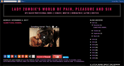 Desktop Screenshot of ladyzombienyc.blogspot.com