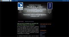 Desktop Screenshot of conferenciainternacionaljuventudes.blogspot.com