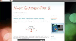 Desktop Screenshot of musicsharing4u.blogspot.com