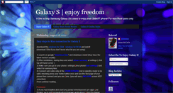 Desktop Screenshot of enjoygalaxys.blogspot.com