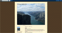 Desktop Screenshot of hellemelle.blogspot.com