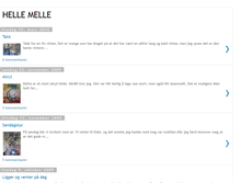 Tablet Screenshot of hellemelle.blogspot.com