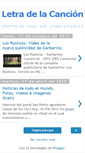 Mobile Screenshot of letradelacancionde.blogspot.com
