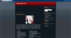 Desktop Screenshot of freefile4u.blogspot.com