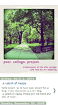Mobile Screenshot of postcollegeproject.blogspot.com