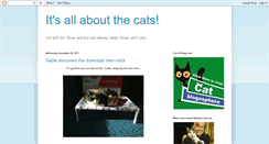 Desktop Screenshot of aboutthecats.blogspot.com
