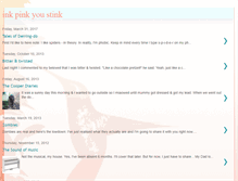 Tablet Screenshot of inkpinkustink.blogspot.com