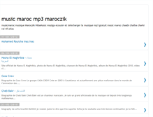 Tablet Screenshot of music-maroc-mp3.blogspot.com