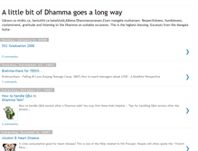 Tablet Screenshot of dhammaspeaks.blogspot.com