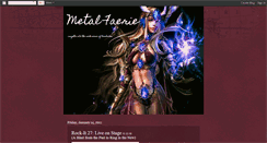 Desktop Screenshot of metal-faerie.blogspot.com