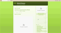 Desktop Screenshot of detroitgreens.blogspot.com
