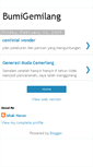 Mobile Screenshot of bumigemilang.blogspot.com