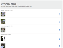 Tablet Screenshot of my-crazy-mess.blogspot.com