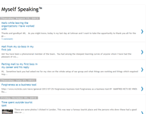 Tablet Screenshot of myselfspeaking.blogspot.com