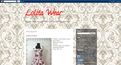 Desktop Screenshot of lolitawear.blogspot.com