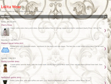 Tablet Screenshot of lolitawear.blogspot.com