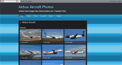 Desktop Screenshot of airbusaircraftphotos.blogspot.com