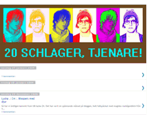 Tablet Screenshot of 20schlagertjenare.blogspot.com