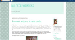 Desktop Screenshot of dulcedehormigas.blogspot.com