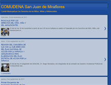 Tablet Screenshot of comudenasanjuandemiraflores.blogspot.com