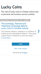 Mobile Screenshot of luckycoins.blogspot.com