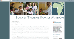 Desktop Screenshot of burketthoenefamilymission.blogspot.com